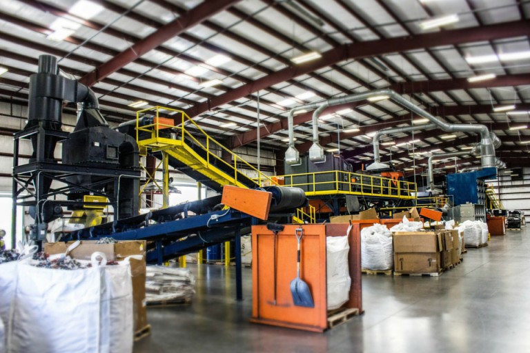 TCG shredding& processing facility